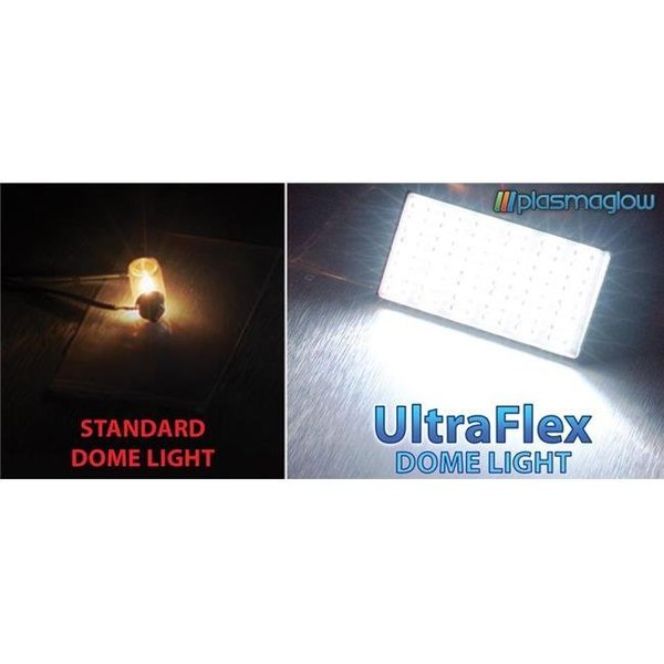 Plasmaglow PlasmaGlow 10540 UltraFlex LED Dome Light - 1 .50in. x 1 .50in. - BLUE 10540